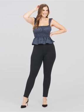 SPANX The Perfect Pant Ankle Length Black Sz LP